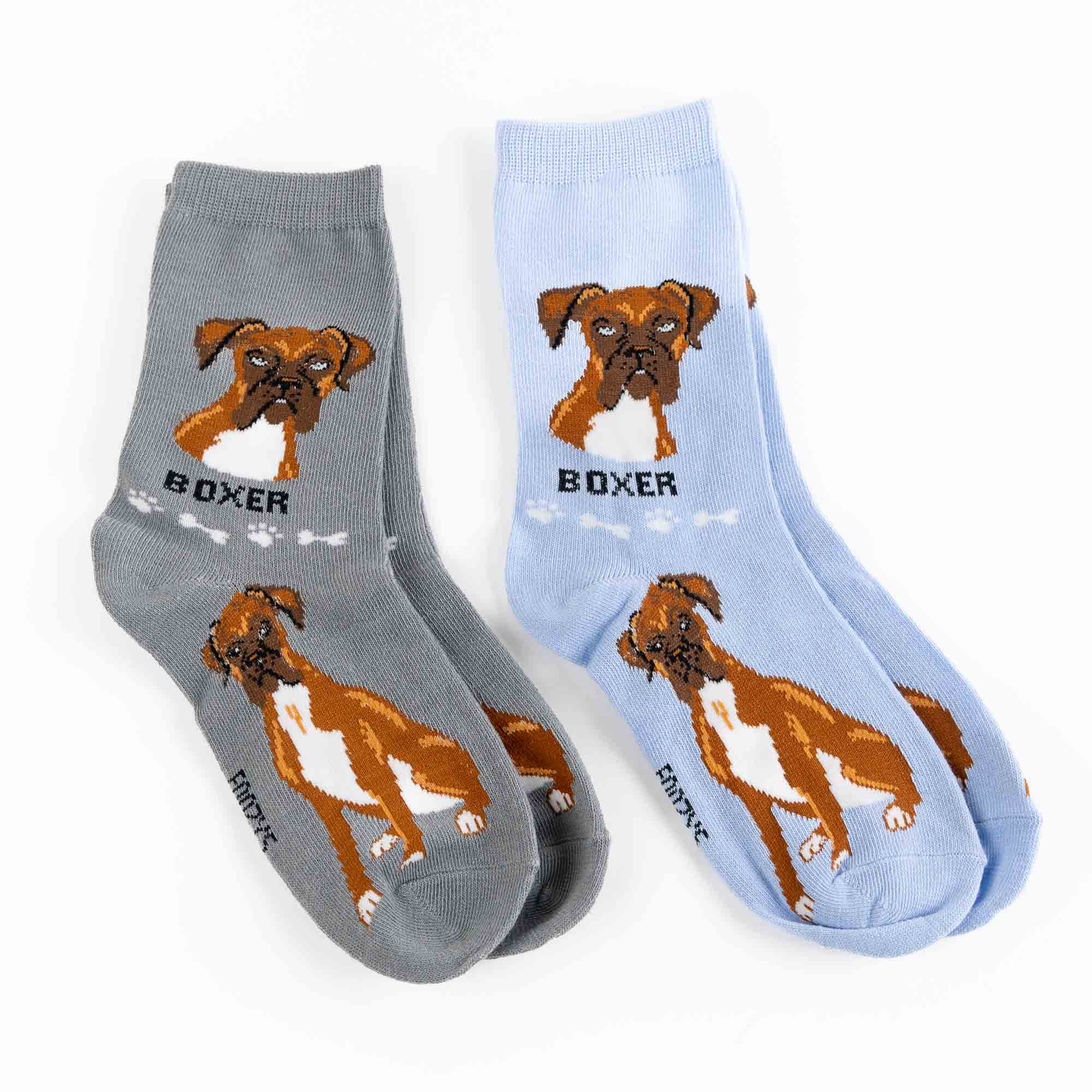 My Favorite Dog Breed Socks ❤️ Boxer - 2 Set Collection