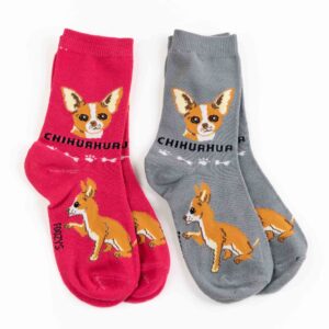 My Favorite Dog Breed Socks ❤️ Chihuahua – 2 Set Collection