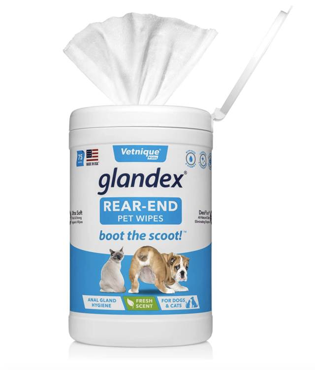 Dog anal gland wipes