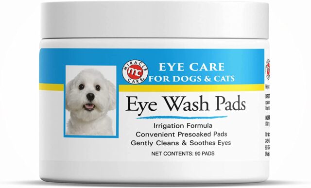 Dog eye wash pads
