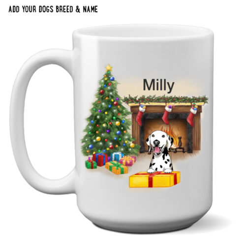 Home For The Holidays Mug Personalized – Choose Your Pup’s Breed and Name! - Super Deal $7.99