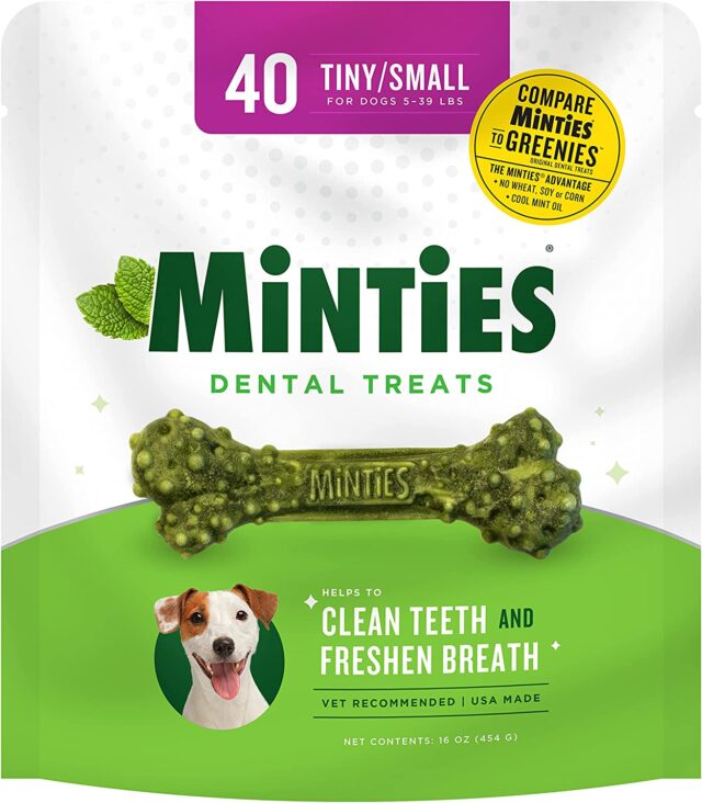 Minties dog dental treats