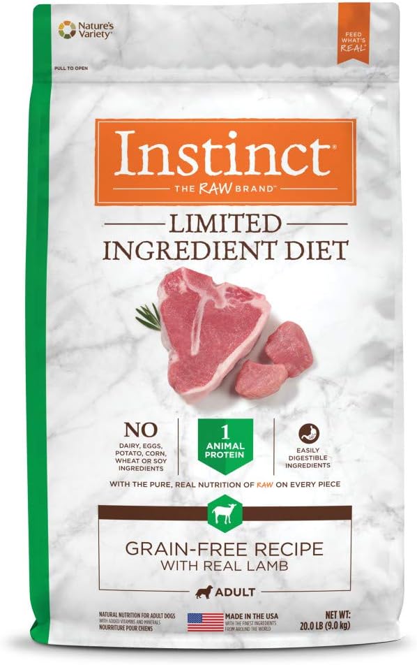 Instinct Limited Ingredient Diet Grain Free Recipe with Real Lamb Natural Dry Dog Food