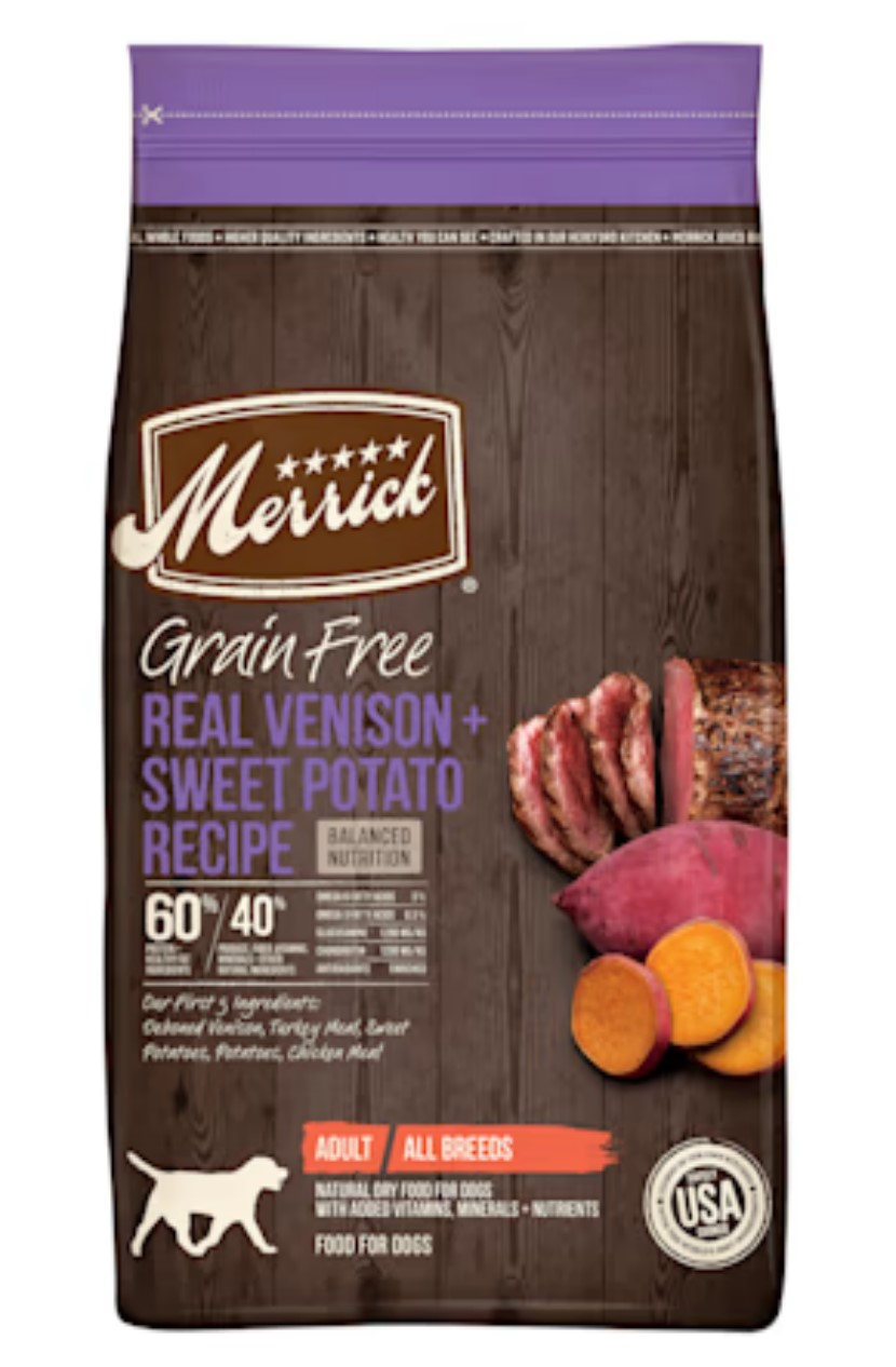 Merrick Grain Free Real Venison & Sweet Potato Recipe Dry Dog Food