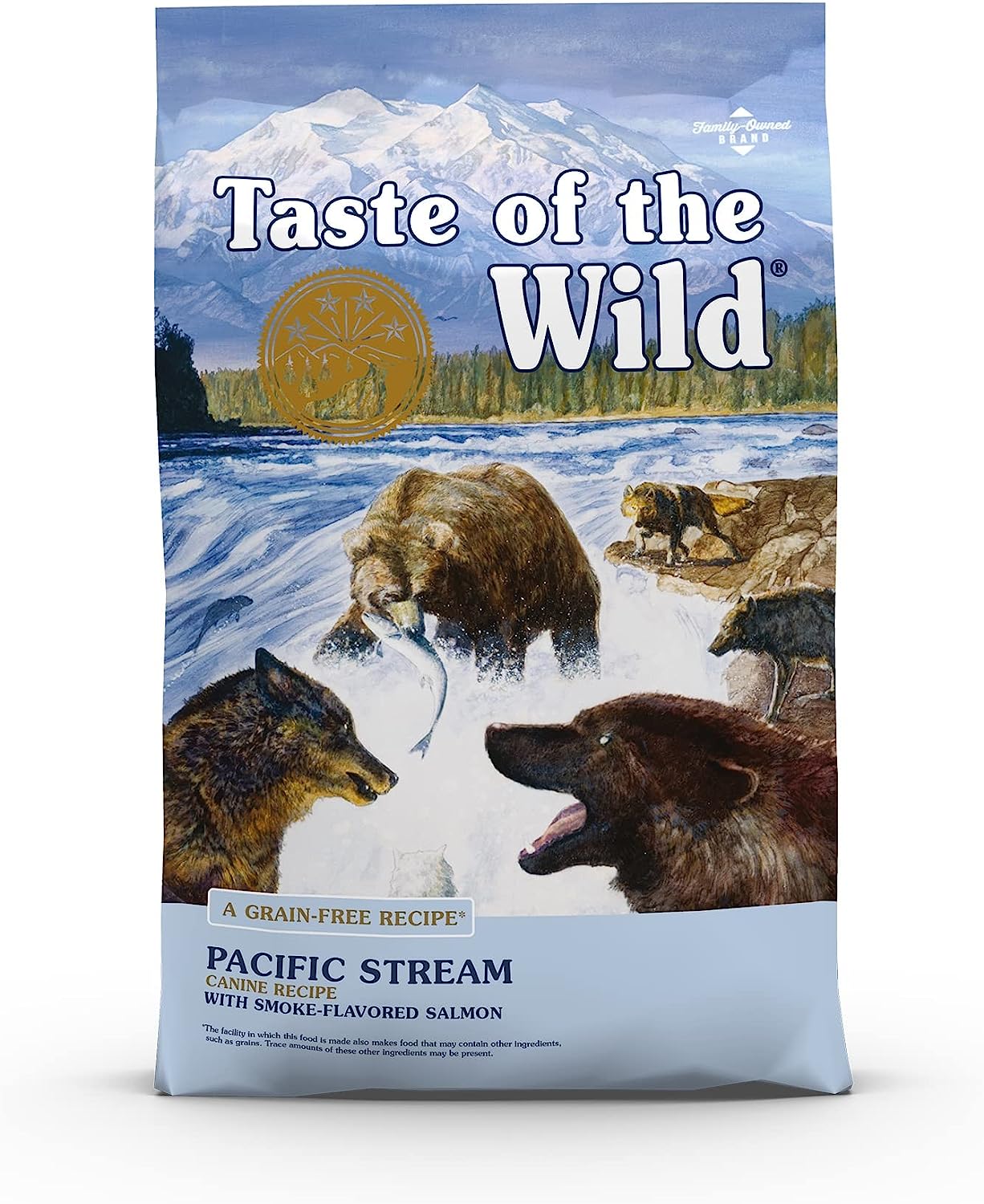 Taste of the Wild Pacific Stream Grain-Free Dry Dog Food with Smoke-Flavored Salmon