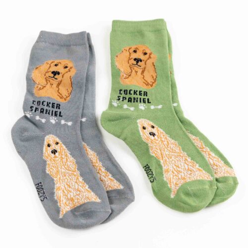 My Favorite Dog Breed Socks ❤️ Cocker Spaniel - 2 Set Collection