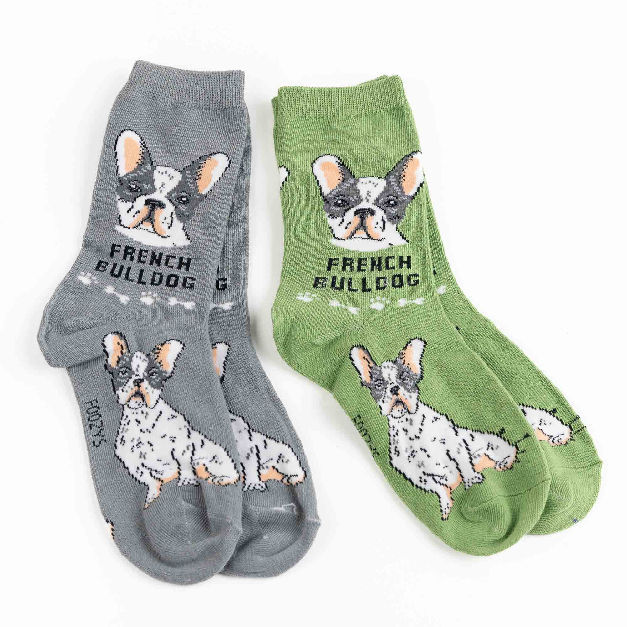 My Favorite Dog Breed Sock ❤️ French Bulldog - 2 Set Collection