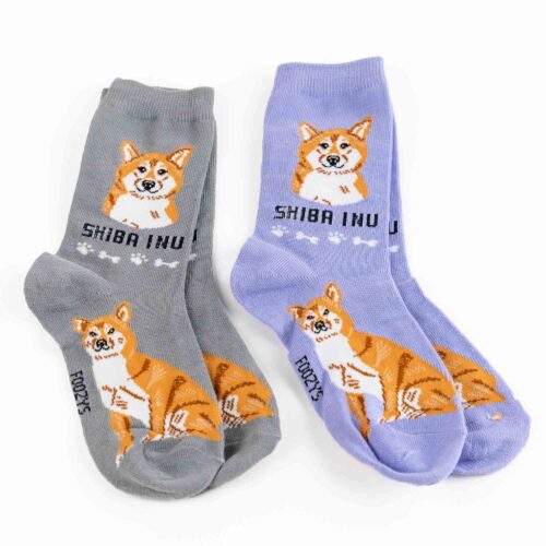 My Favorite Dog Breed Socks ❤️ Shiba Inu - 2 Set Collection