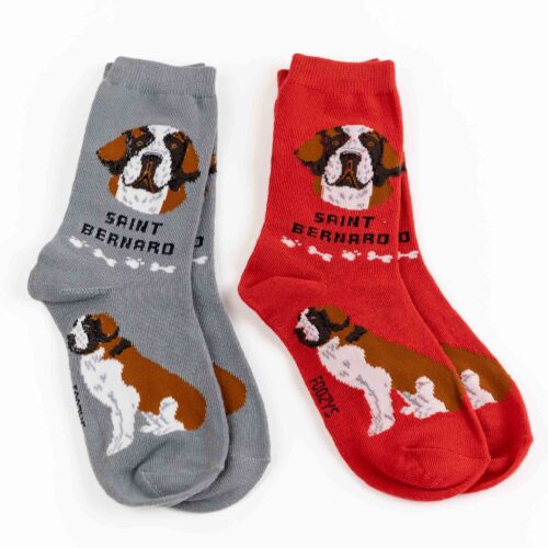 My Favorite Dog Breed Socks ❤️ Saint Bernard - 2 Set Collection