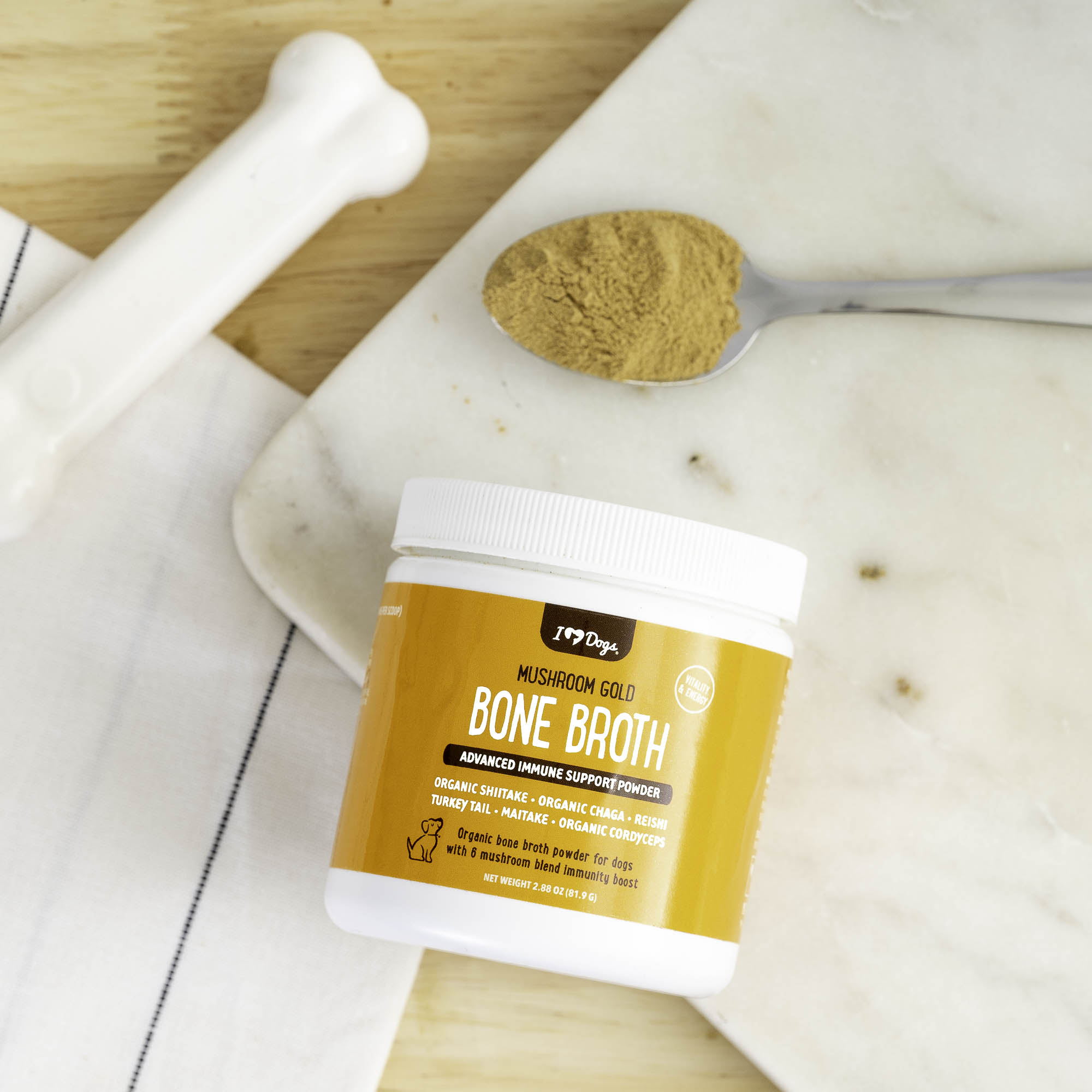 Bone broth store powder for dogs