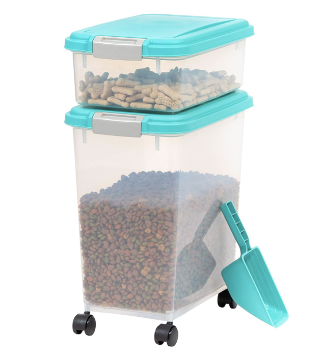 Dog food storage containers