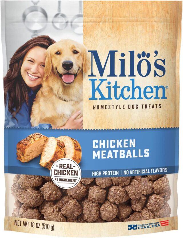 Milo's Kitchen meatball treats