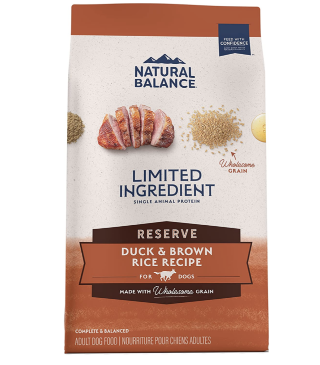 Natural Balance limited ingredient dog food