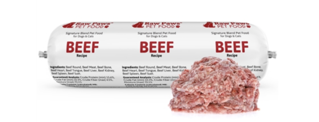Raw beef look    for dogs