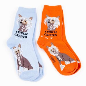 My Favorite Dog Breed Socks ❤️ Chinese Crested – 2 Set Collection