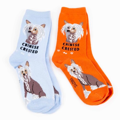 My Favorite Dog Breed Socks ❤️ Chinese Crested - 2 Set Collection