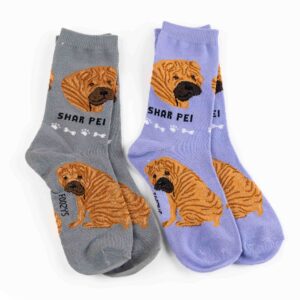 My Favorite Dog Breed Socks ❤️ Shar Pei – 2 Set Collection