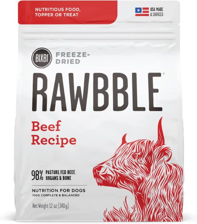 Bixbi Rawbble freeze-dried dog food