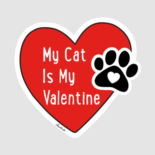 My Cat is My Valentine- Car Magnet ❤️ Limited Time Offer Save 60%