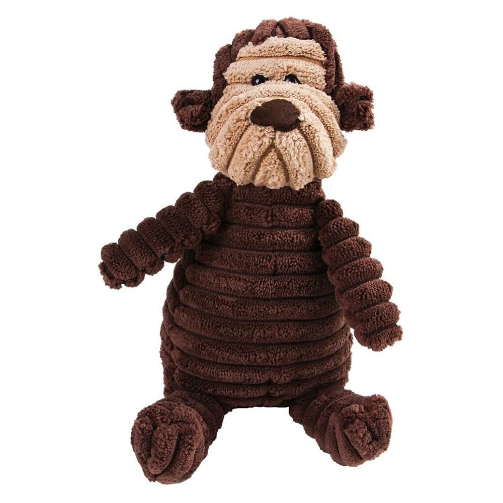 Image of Groucho The Grumpy Monkey Dog Plush Toy with Squeaker- Deal 65% OFF