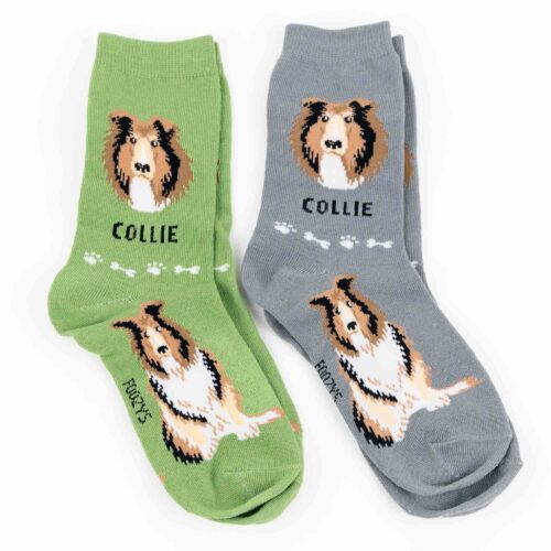My Favorite Dog Breed Socks ❤️ Collie - 2 Set Collection