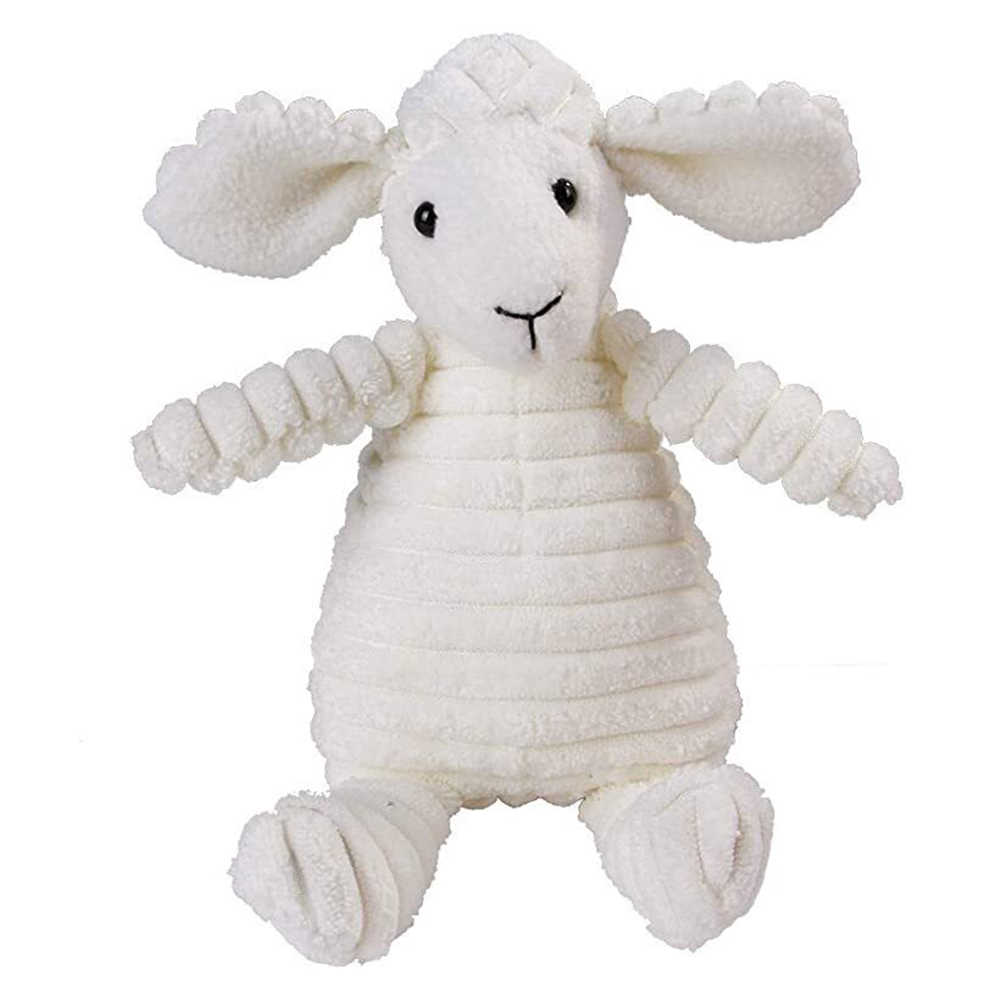 Layla The Lamb  Dog Plush Toy with Squeaker - Deal
