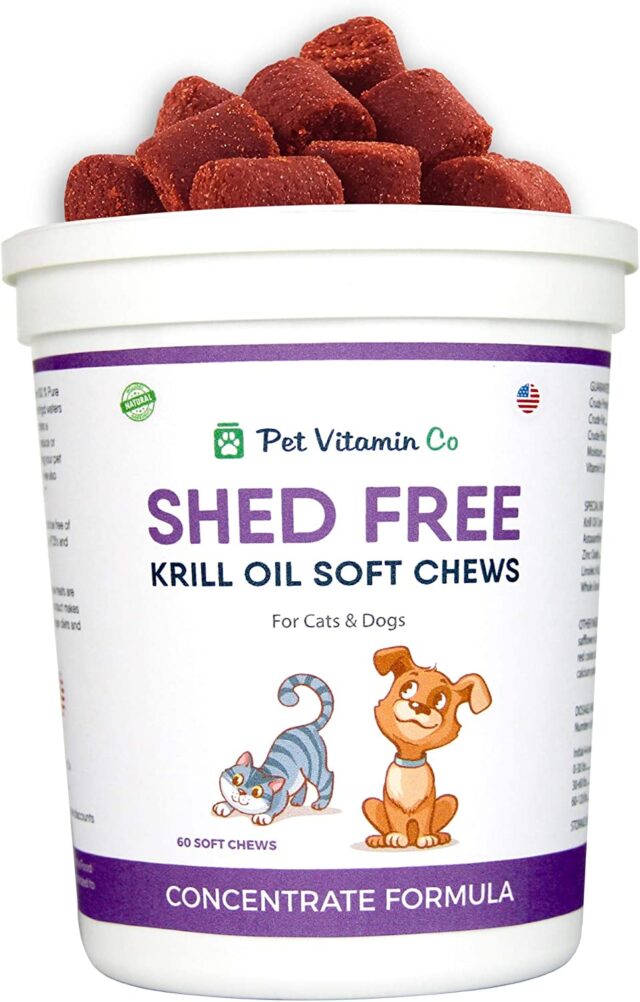 Shed Free Krill Oil Chews for Dogs