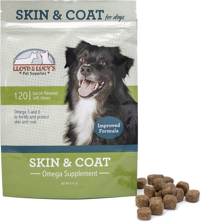 Skin & coat omega supplements for dogs