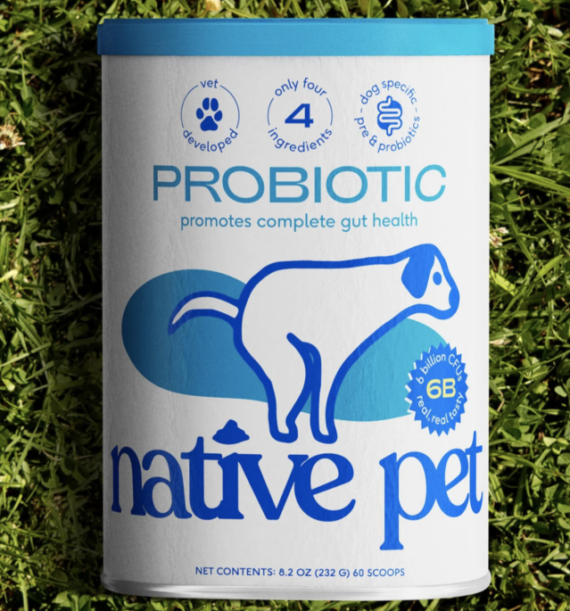 The Native Pet dog probiotics