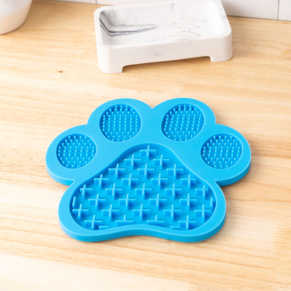 Boredom Buster Lick Mat for Dog Anxiety - Strong Suction Cups for Easy Grooming and Slow Feeding -Deal!