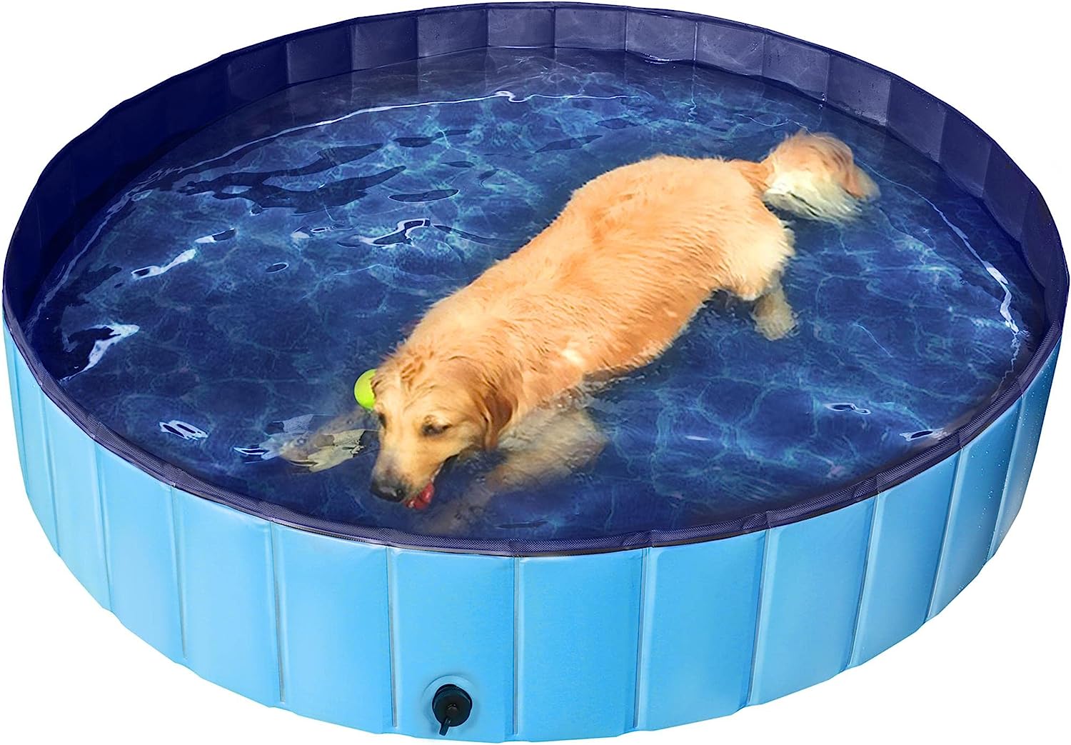 1. Yaheetech Blue Foldable Dog Pool