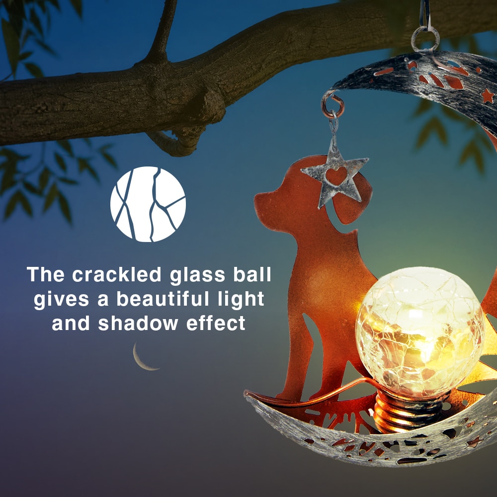 I Love You To The Moon & Back- The Ultimate Garden Solar Lantern for Dog Lovers - Image 4