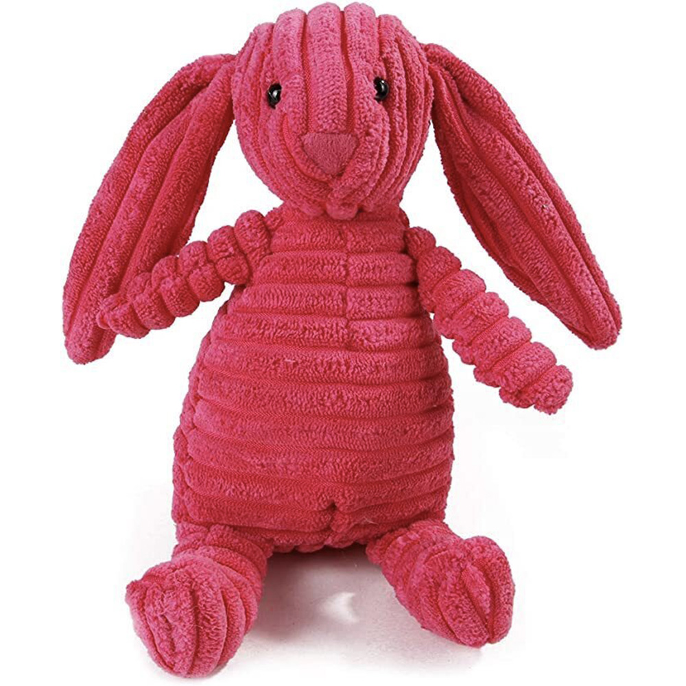 Image of Hippity Hoppity Rabbit Dog Plush Toy with Squeaker