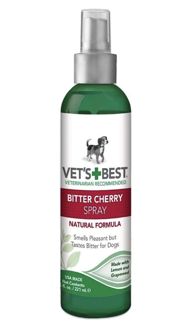 5. Vet's Best Bitter Cherry Spray No Chew Dog Deterrent