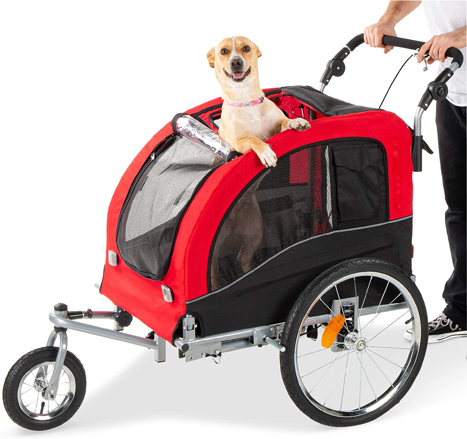 Best Choice Products 2-in-1 Pet Stroller and Trailer