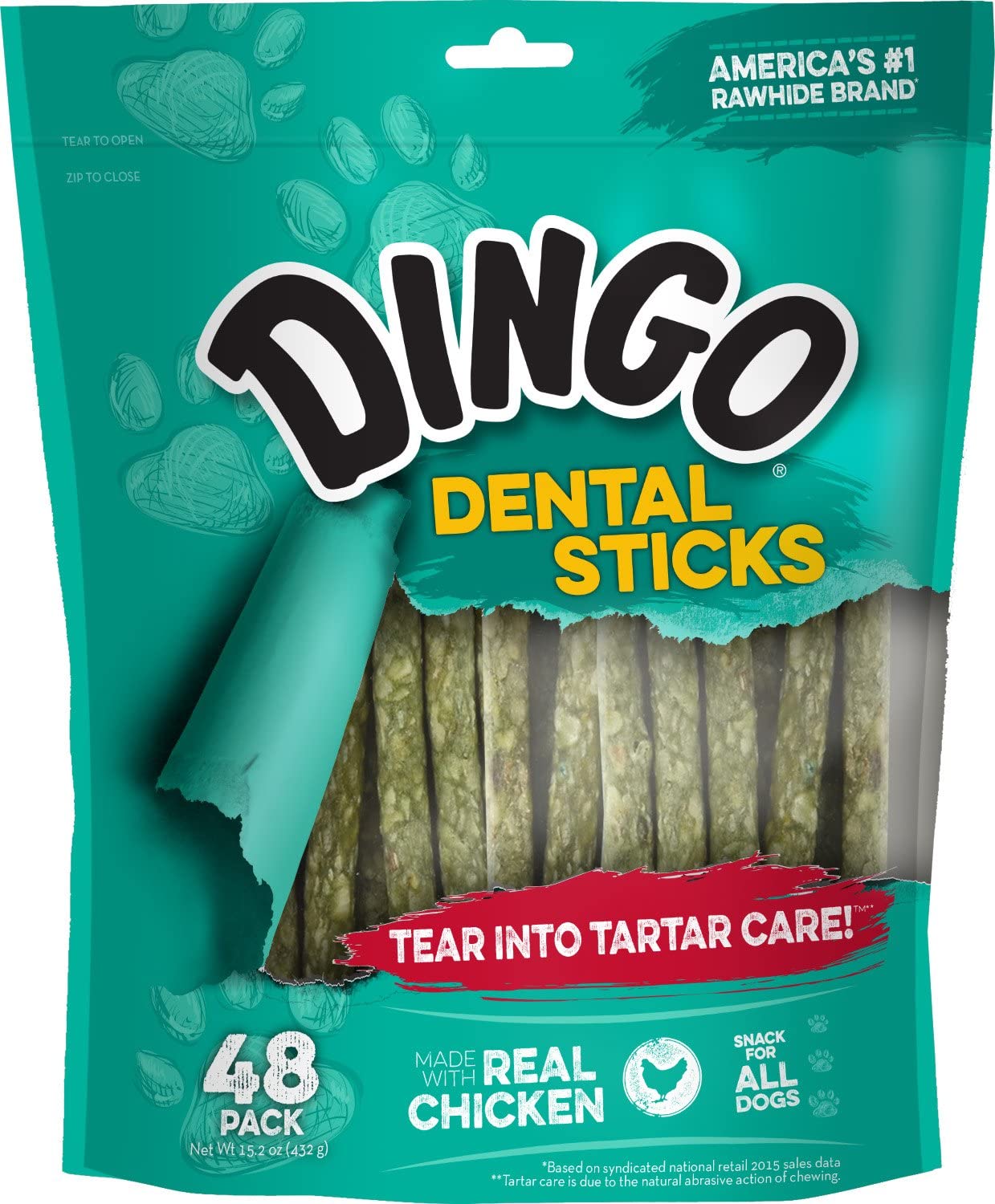 Dingo Tartar And Breath Dental Sticks