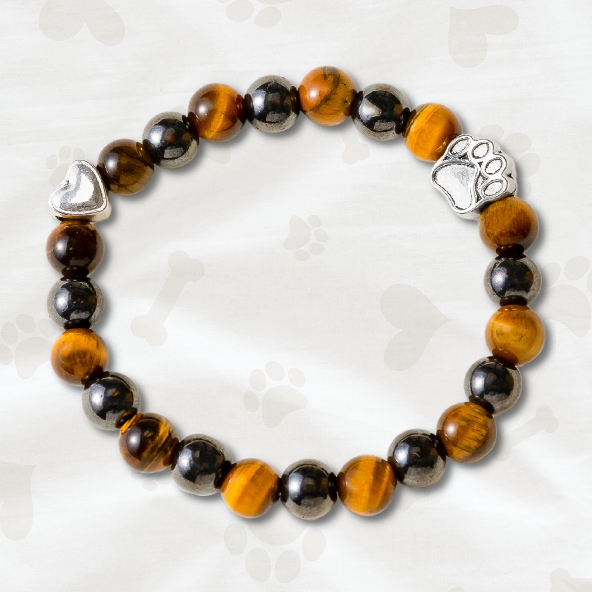 10. Bound By Love Tiger's Eye Magnetic Therapy Bracelet