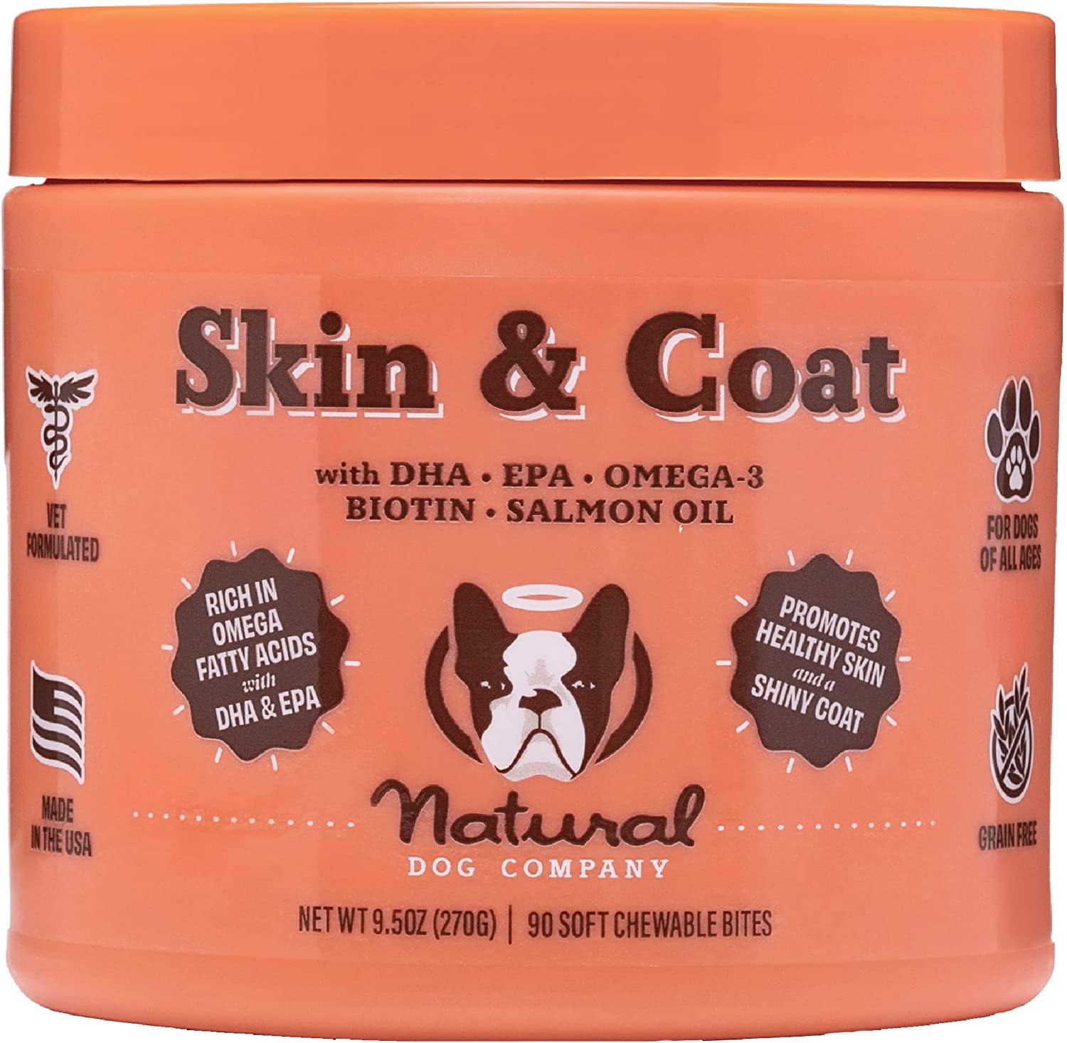 11. Natural Dog Company Skin & Coat Chews