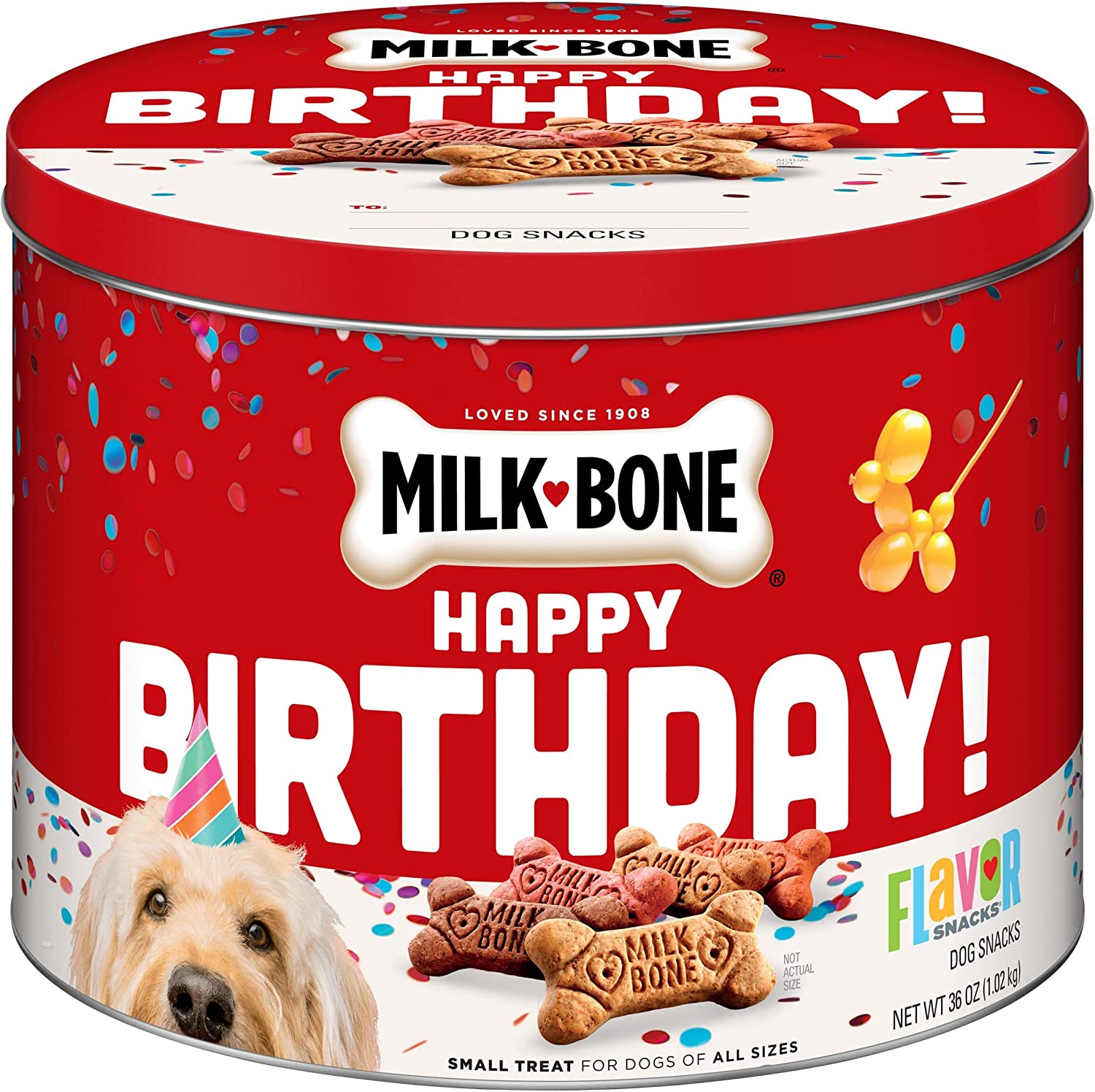 Milk-Bone Flavor Snacks Birthday Dog Treats