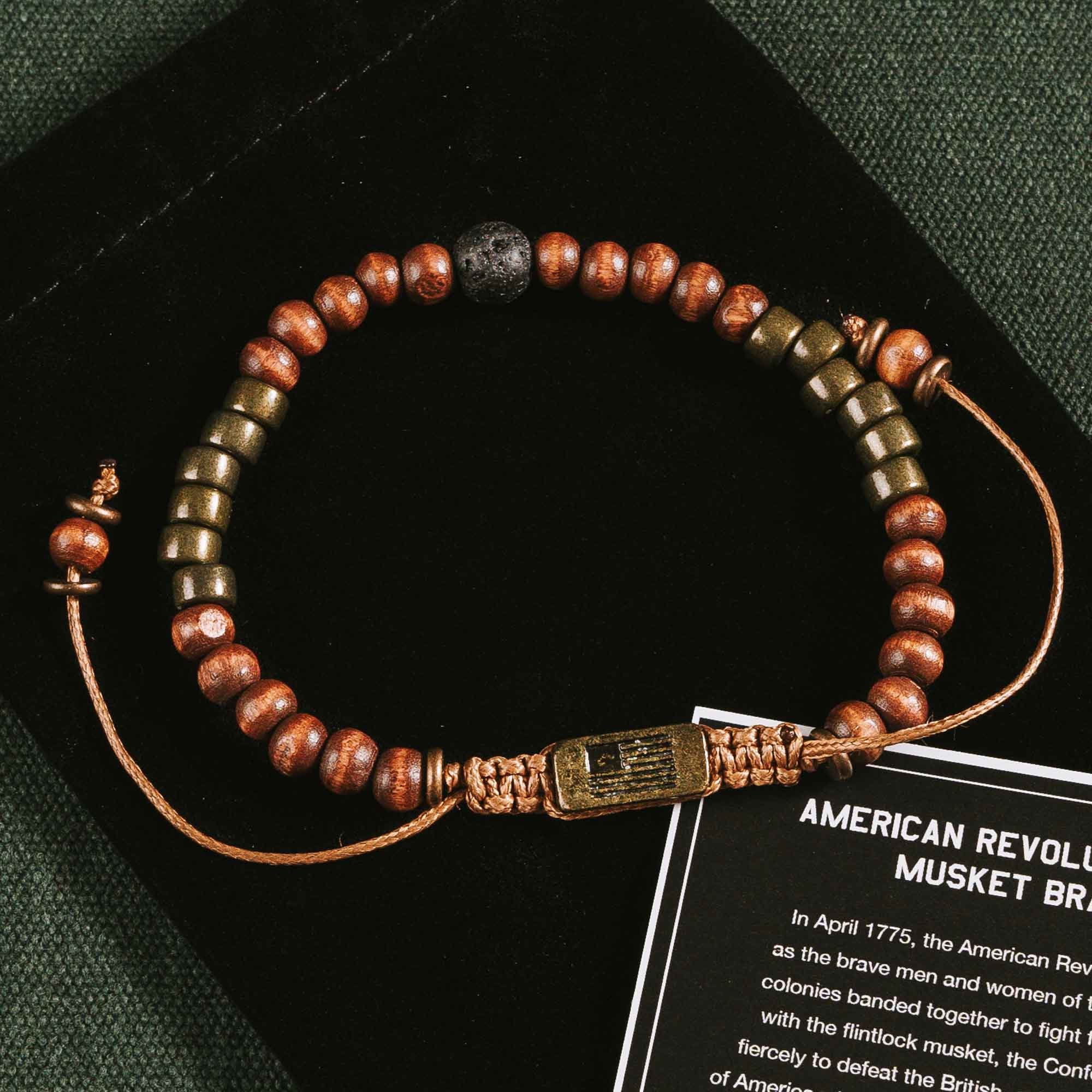 American Revolutionary War Musket Bracelet: HELPS PAIR VETERANS WITH A SERVICE DOG OR SHELTER DOG