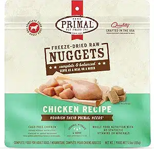 Primal Freeze Dried Raw Dog Food Nuggets