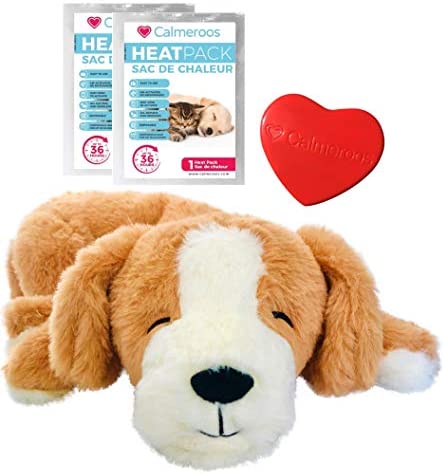 7. Calmeroos Puppy Heartbeat Toy Sleep Aid