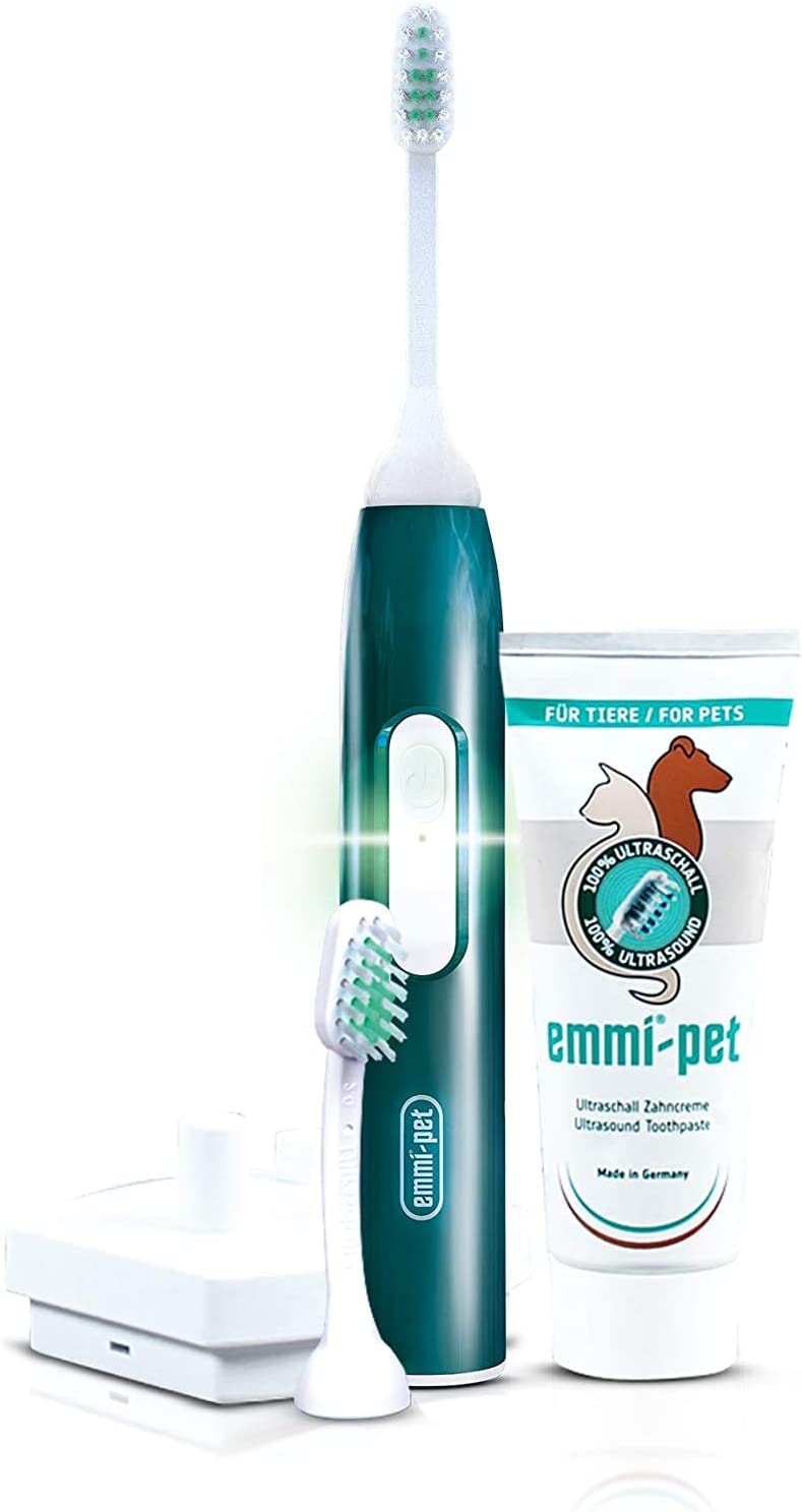 1. Emmi-Pet Electric Toothbrush Set for Dogs