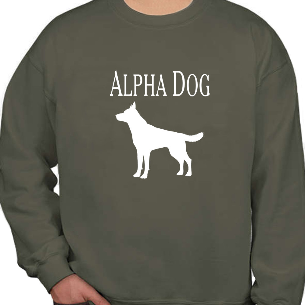 Alpha Dog Sweatshirt Military Green