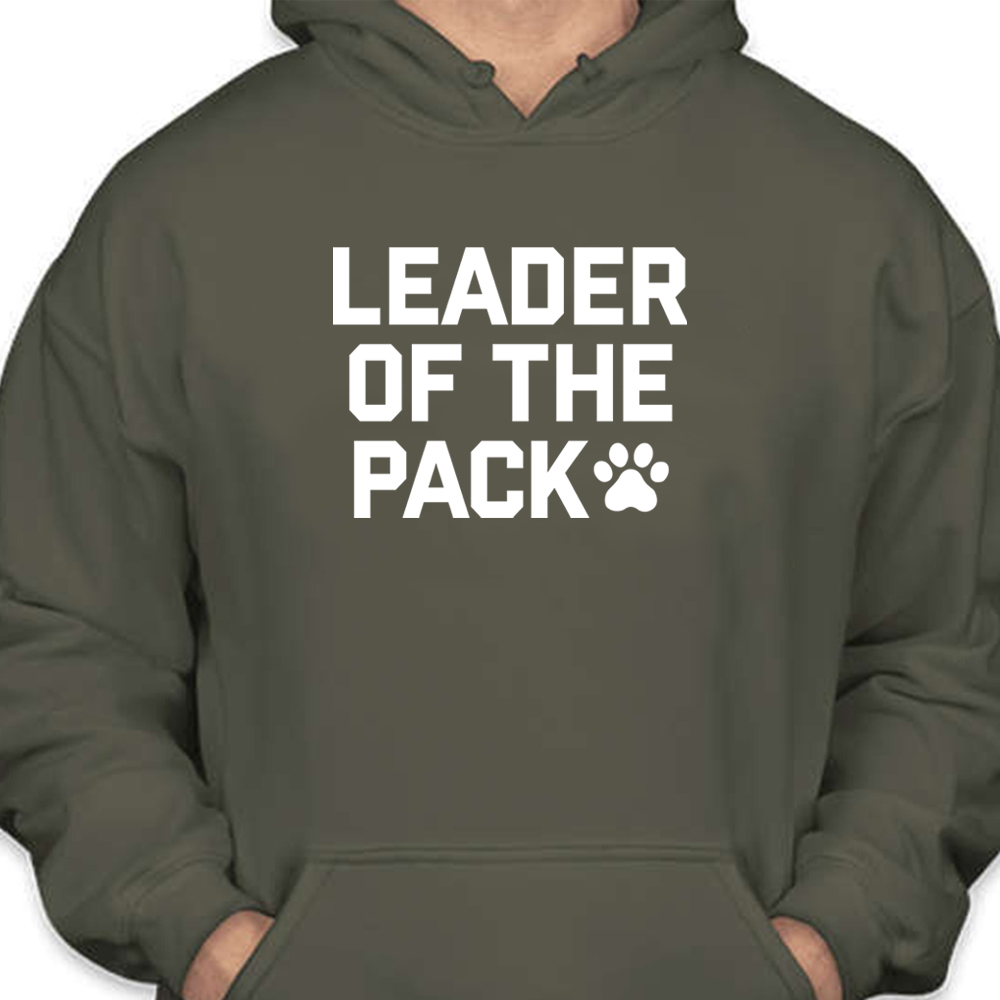 Leader Of The Pack Hoodie Military Green