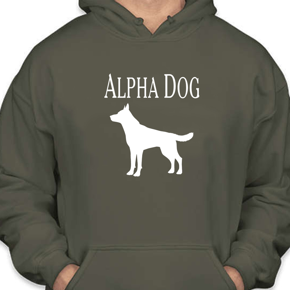 Alpha Dog Hoodie Military Green