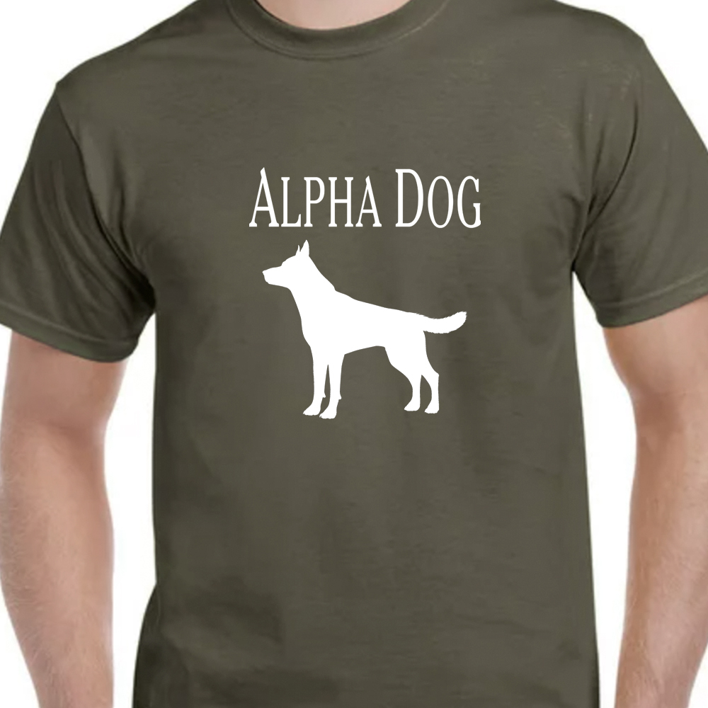 Alpha Dog Premium Tee Military Green