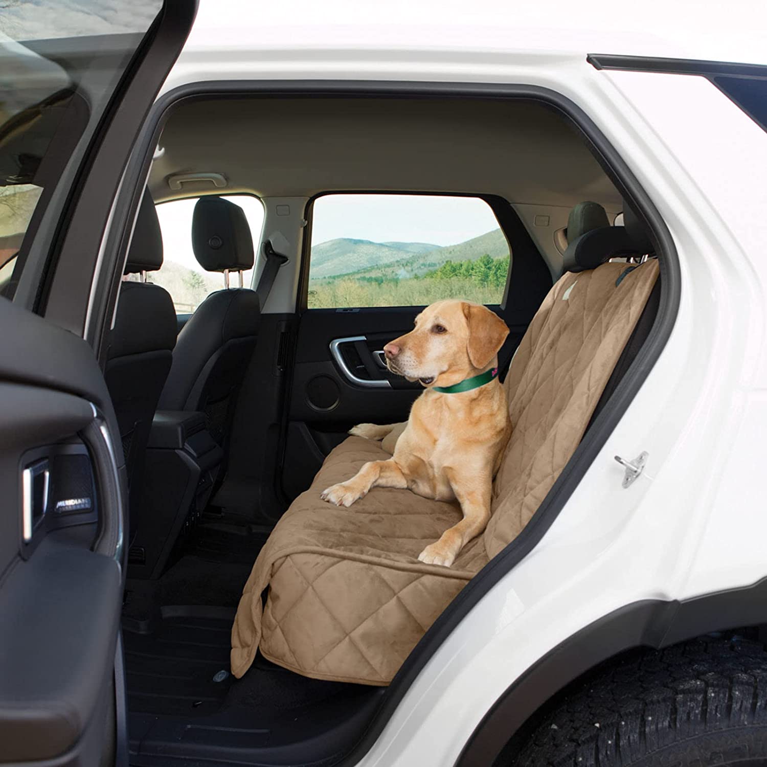 Dog Seat Covers for Cars Back Seat, Waterproof Bench Seat Cover for Do –  Lassie - Best Dog Car Seat Covers
