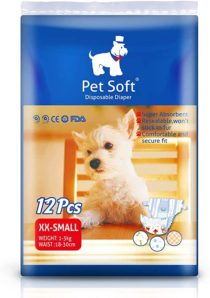 1. Pet Soft Doggie Diapers