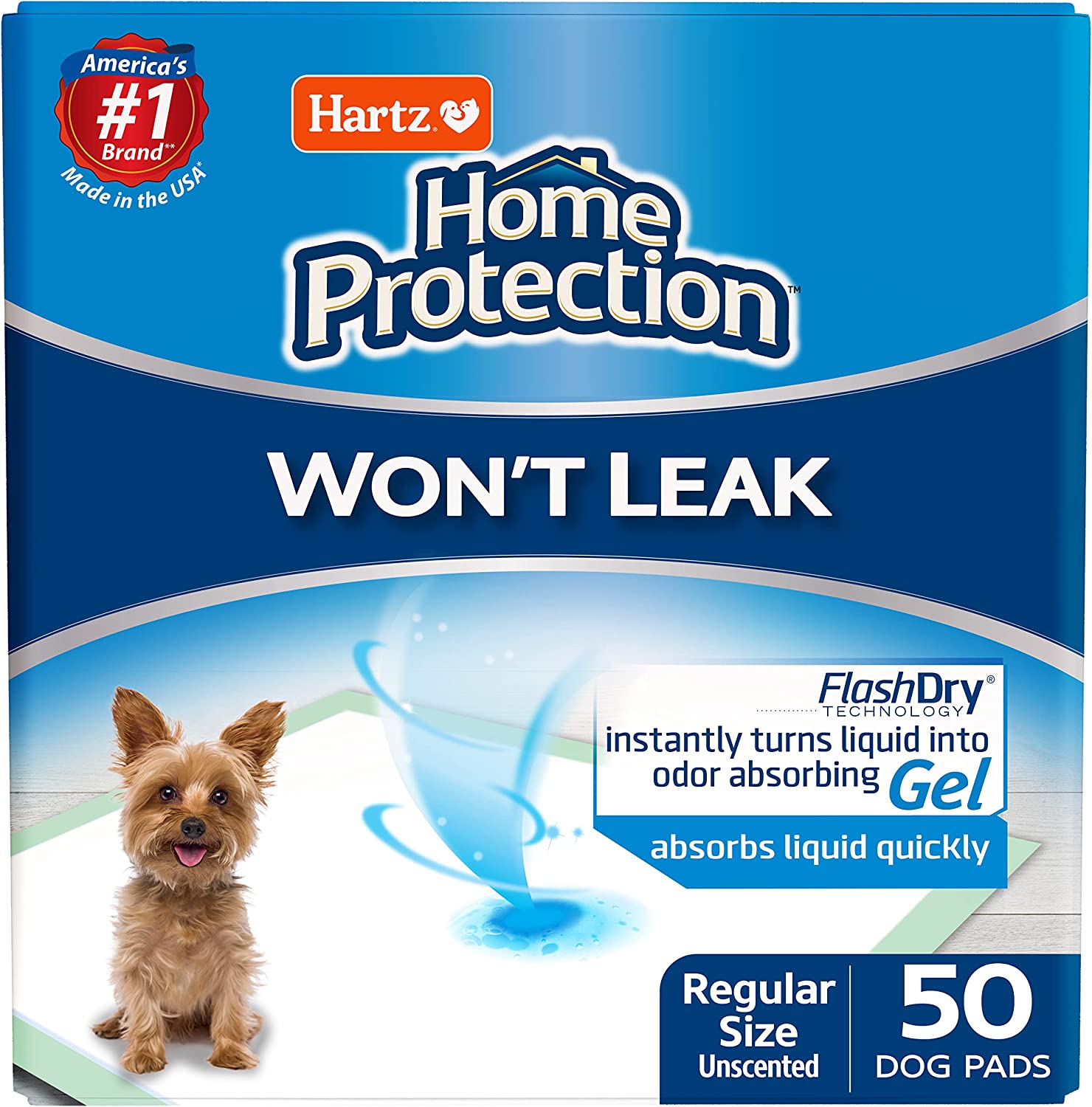 Hartz Home Protection Odor Eliminating Gel Dog Pads